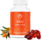 sibu Omega-7 Plus Softgels (60ct) – Sea Buckthorn Oil & Plant-Based Vitamin D3 & Omega-3 DHA - 30 Day Supply
