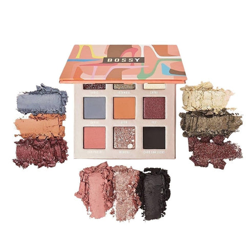 Style Meets Substance Eyeshadow Palette - Vegan Eye Makeup Kit, Beauty Gift Set for Women, Includes 9 Long Lasting