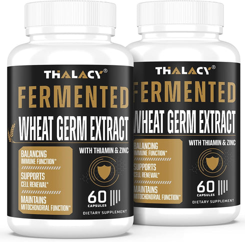 Spermidine Supplements 13mg - 1300mg Wheat Germ Extract Capsules with Zinc for Healthy Aging, 120 Capsules