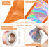 150-pack 6 x 9 in Holographic Mylar Bags with Clear Window, Resealable Foil Pouches for Food Storage, Smell Proof