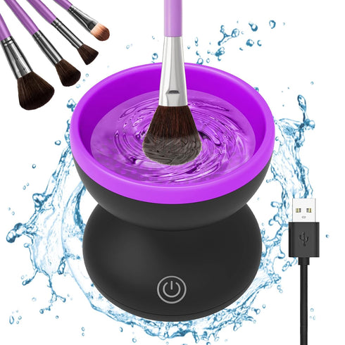 Electric Makeup Brush Cleaner by Catcan, Portable Automatic USB Brush Cleaner for All Size Brushes