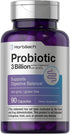 Horbaach Probiotic for Women & Men's Digestive Health | 3 Billion CFU | 90 Capsules | Non-GMO & Gluten Free