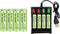 8PCS 1.2V 700mAh Ni Cd AAA Rechargeable Batteries with USB Charger for Wireless Microphones, Toys, Remote Mice