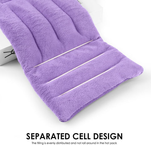 Microwave Heating Pad for Pain Relief, 8 x 18 Microwavable Moist Heat Pads for Neck, Shoulder, Back, Knee, Period