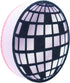 NPW Disco Diva Kitchen Sponge, Disco Ball Sponge, Non-Scratch Multi-Layered Scrub Sponge