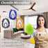 Microfiber Duster for Cleaning, Hand Washable with 4 pcs Replaceable Microfiber Head for Home Use