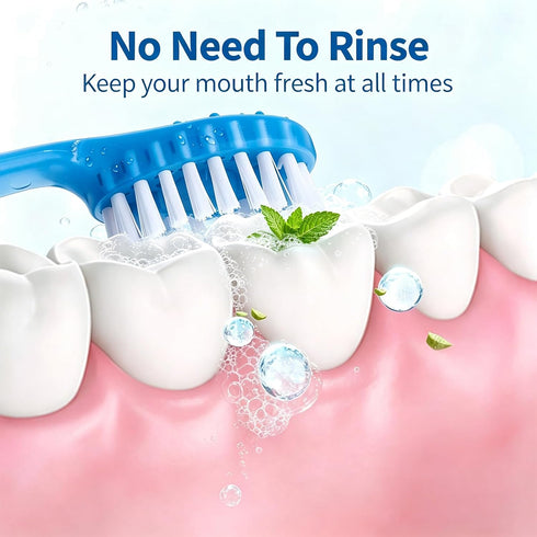JASUNLEE 20Pack 5-in-1 Mini Disposable Toothbrushes with Toothpaste Tongue Scraper Floss Pick Portable Pre-Pasted