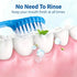 JASUNLEE 20Pack 5-in-1 Mini Disposable Toothbrushes with Toothpaste Tongue Scraper Floss Pick Portable Pre-Pasted