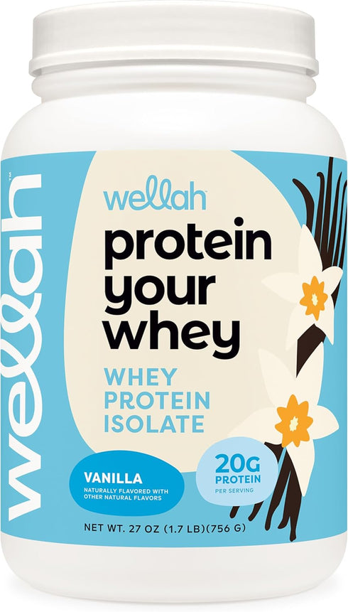 Protein Your Whey (30 Servings, Vanilla) - Whey Protein Isolate