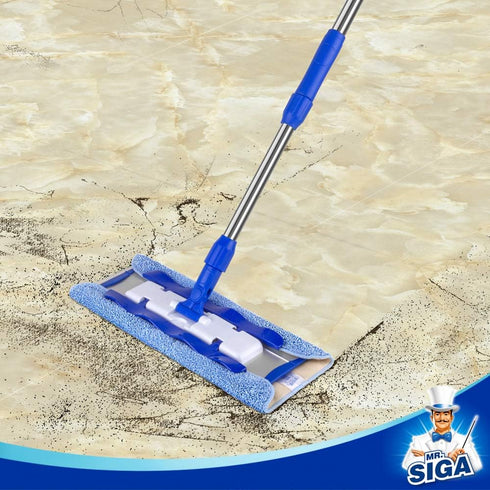 Pack 3, 42cm 23cm MR.SIGA Professional Microfiber Mop Refills, of Size: X