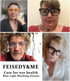 FEISEDY Retro Square Thick Big Frame Blue Light Blocking Reading Glasses, Anti Glare Digital Eyestrain Reader B2523