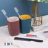 30pcs Disposable Toothbrushes with 10g Toothpaste and 7inch Black Comb, Individually Wrapped for Homeless, Hotel, Airbnb