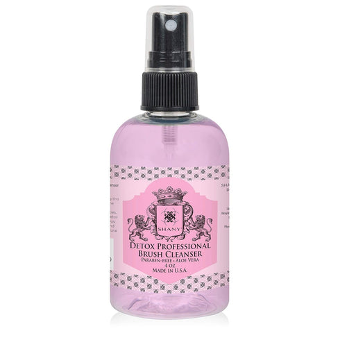 SHANY DETOX Professional Makeup Brush and Sponge Shampoo, Paraben Free, Vegan, Cruelty Free, Instant Dry - 4oz