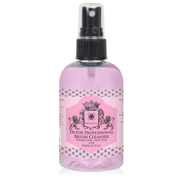 SHANY DETOX Professional Makeup Brush and Sponge Shampoo, Paraben Free, Vegan, Cruelty Free, Instant Dry - 4oz