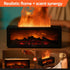 Humidifier,220ml Sakerplus Oil Aroma Diffuser, Fireplace Flame Aroma Diffuser & Capacity LED Essential Oil Diffuser