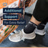 Copper Compression Foot Sleeves - Plantar Fasciitis, Achilles, Ankle Support Brace Socks, 1 Pair Black - S/M