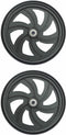 Wheel Replacement Parts for Wheelchairs, 1 Pair of 7.5 Inch Wheels for Walkers