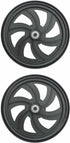 Wheel Replacement Parts for Wheelchairs, 1 Pair of 7.5 Inch Wheels for Walkers
