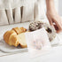VERDANVERSE 100pcs Packaging Kraft Paper Bread Bags Food Storage Bags Oil-proof Sandwich and Toast Pouches for Homemade