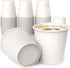 Lakesstory 4 oz White Paper Cups, 50 ct Hot Beverage Cup for Coffee, Tea, Water