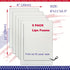 KUSMOO 5 Pack 8" 11" Lipo Foam Pads for Post Surgery Ab Board Liposuction Surgery Flattening Abdominal Compression