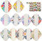 ReUseLife 12 Pieces Cloth Menstrual Pads,Reusable Sanitary Pads,Size 8 inch Panty Liner,Unscented