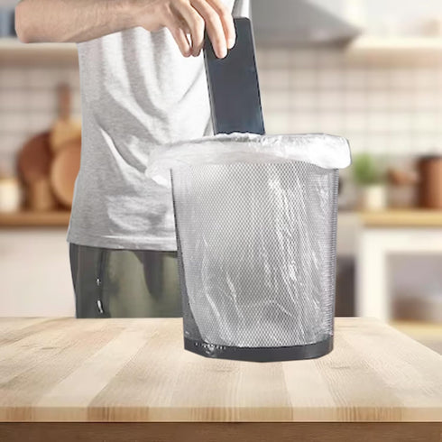 2-4 Gallon Trash Bags, 400 Count Bulk, Clear Plastic Recycling Bags for Home, Bathroom, Kitchen, Commercial