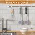 Amazer Dish Brush, 2 Pack Kitchen Dish Scrubber with Handle, Stiff Bristles for Cleaning Sink, Pots, Pans (Black+Grey)