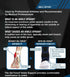 Pro-Tec 62309 Athletics Gel-Force Ankle Support, Large, Blue