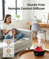 Small Essential Oil Diffuser for Home, Stylish Volcano Mountain View & Colorful Lighting, Aromatherapy Aroma Diffusers