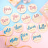 HIYZI 7 3D 1-12 PCS Baby Monthly Milestone Wooden Signs Girl Baby Months Announcement Card Sign Wood Markers Disc Block