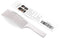 PERFEHAIR Curved Barber Clipper Comb, Flat Top Hair Cutting Comb for Men - White