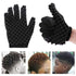Magic Curly Sponge Gloves - Airlxf 2PCS Curl Hair Sponge Gloves for Barbers & Wave Styling Tool