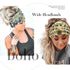 Olbye Wide Boho Headbands, Nonslip Floral Turban Hair Scarfs for Women Girls, Workout Yoga Accessories
