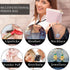 Teircno Preppy Corduroy Period Bag for Women, Cute Sanitary Napkin Storage Bag Portable Period Pouch with Pearl Zipper