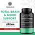 5 HTP Supplement for Mood Support - Made in USA - Natural 5-HTP & L-tryptophan Capsules - 5-HTP Booster for Men & Women - Proprietary Formula for Mood and Relaxation - 60 Vegan Capsules