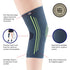 Neo-G Knee Compression Sleeve for Sports - Breathable, Lightweight, Elastic Knee Sleeve for running, Compression Knee