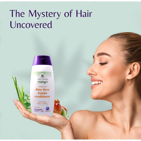 Mistry's Aloe Vera Jojoba Conditioner 200ml - Gentle, Strengthening & Nourishing Natural Hair Care