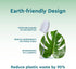 RADIUS Toothbrush Replacement Brush Heads - 2-Count, Soft Big Head for Gum Health