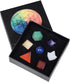 Amogeeli 7 Chakra Crystal Platonic Solids Sacred Geometry Set, Healing Stone Gift Kit with Merbaka Star