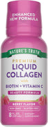 Nature's Truth Liquid Collagen - Berry Flavor | 8 oz | Non-GMO and Gluten Free Supplement