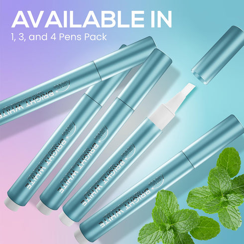 Venus Visage Teeth Whitening Pen, 40+ Uses - Professional Gel, Best Whitener Overnight, No Tooth Sensitivity (Mint)