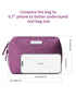 Narwey Large Makeup Bag - Travel Cosmetic Organizer Toiletry Bag for Women, Large, Purple