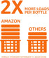 Amazon Basics Concentrated Liquid Laundry Detergent, Fresh Scent, 110 Count, 82.5 Fl Oz (Previously Solimo)