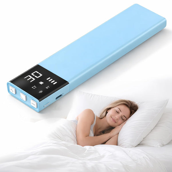 RUIYUE Under Pillow Bone Conduction Speaker for Sleeping, Bluetooth Sleep Headphones with White