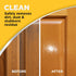 Weiman Wood Restore and Repair Kit, Wood Floor Scratch Repair, Furniture Markers Touch Up, Cabinet Cleaner, Removes