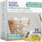 The Clean People Laundry Detergent Pods, 32 Pack - Hypoallergenic, Ultra Concentrated, Stain Fighting, Fresh Scent