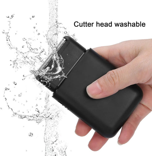 Travel Shaver USB-C, USB Rechargeable Men's Electric Shaver, Ultra Thin Razor for Beard and Sideburns
