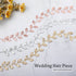 JAKAWIN Leaf Bride Wedding Hair Vine Gold Hair Piece Bridal Hair Accessories for Women and Girls HV179 (Silver)