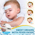 16 Sheets Fever Patches for Kids, Hot Weather Cooling Gel Patches for Adults, Headache Cooling & Pain Relief